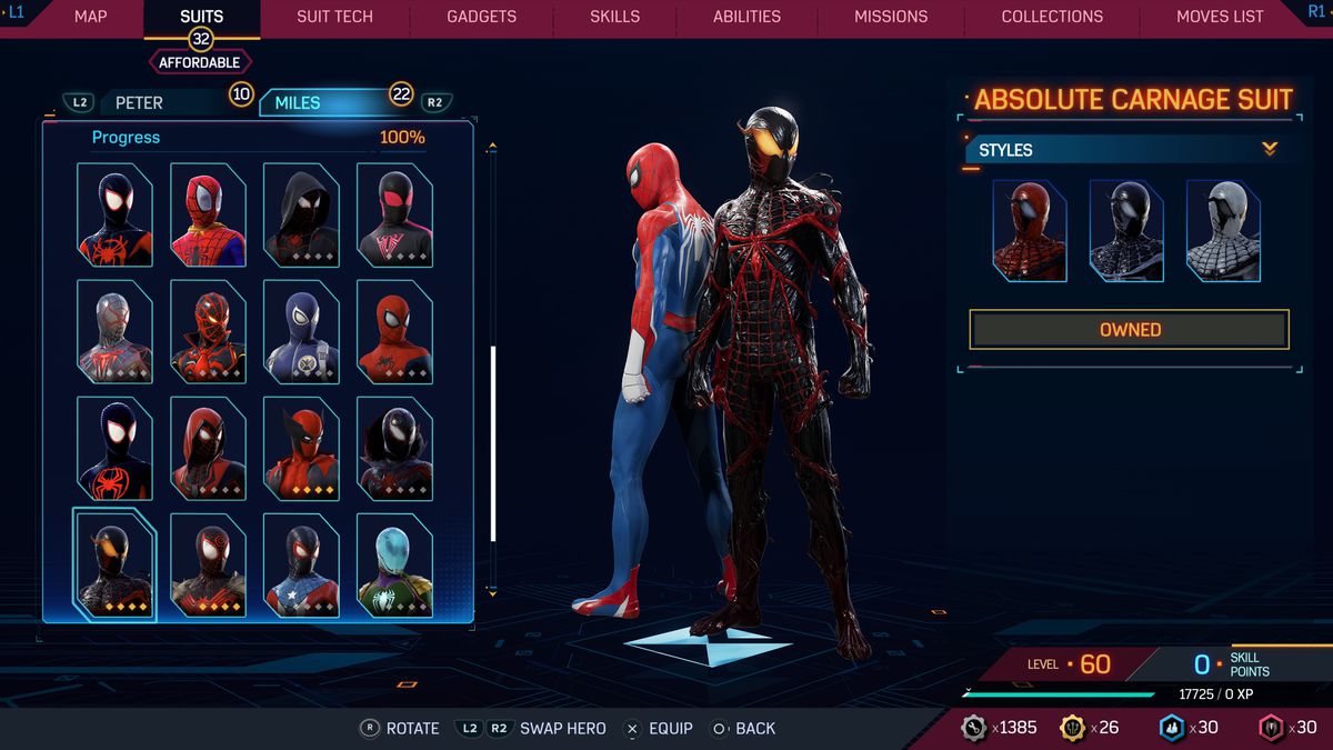 The Absolute Carnage Suit