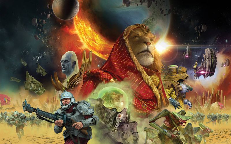 Cover art for Twilight Imperium’s 4th edition.