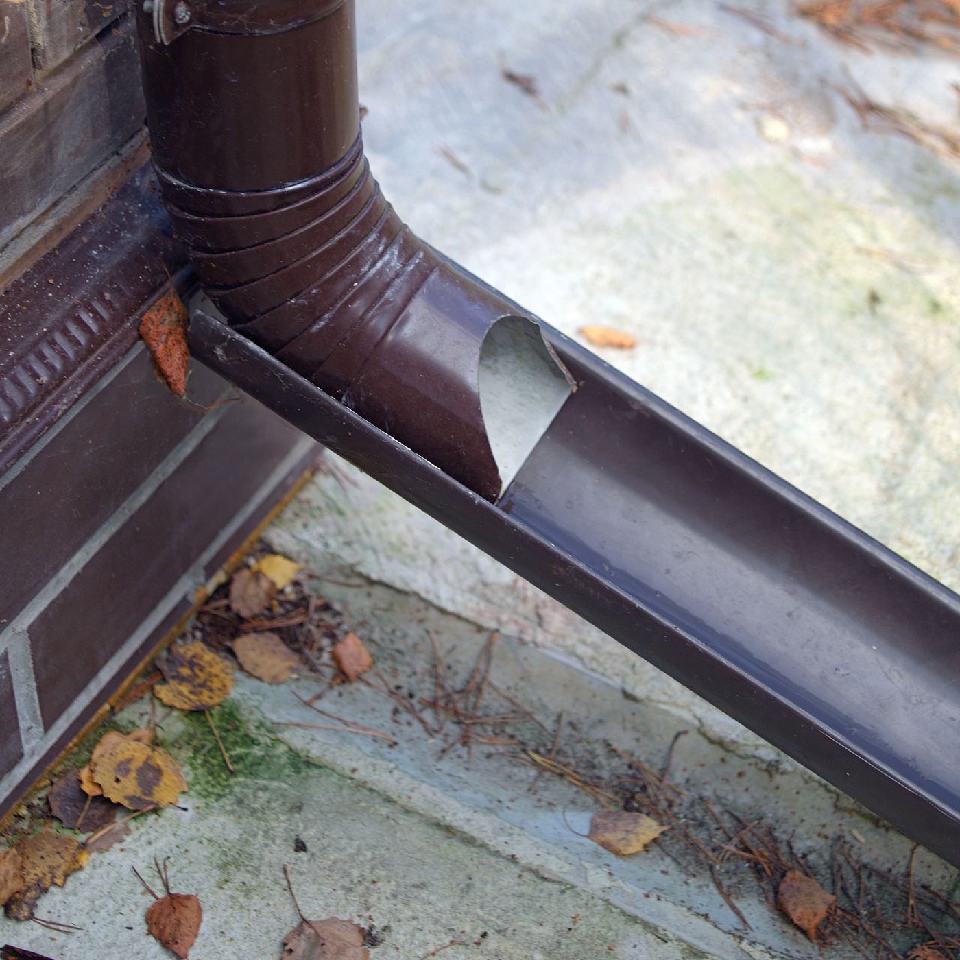Nearly 90 degree Downspout Gutter Elbow 