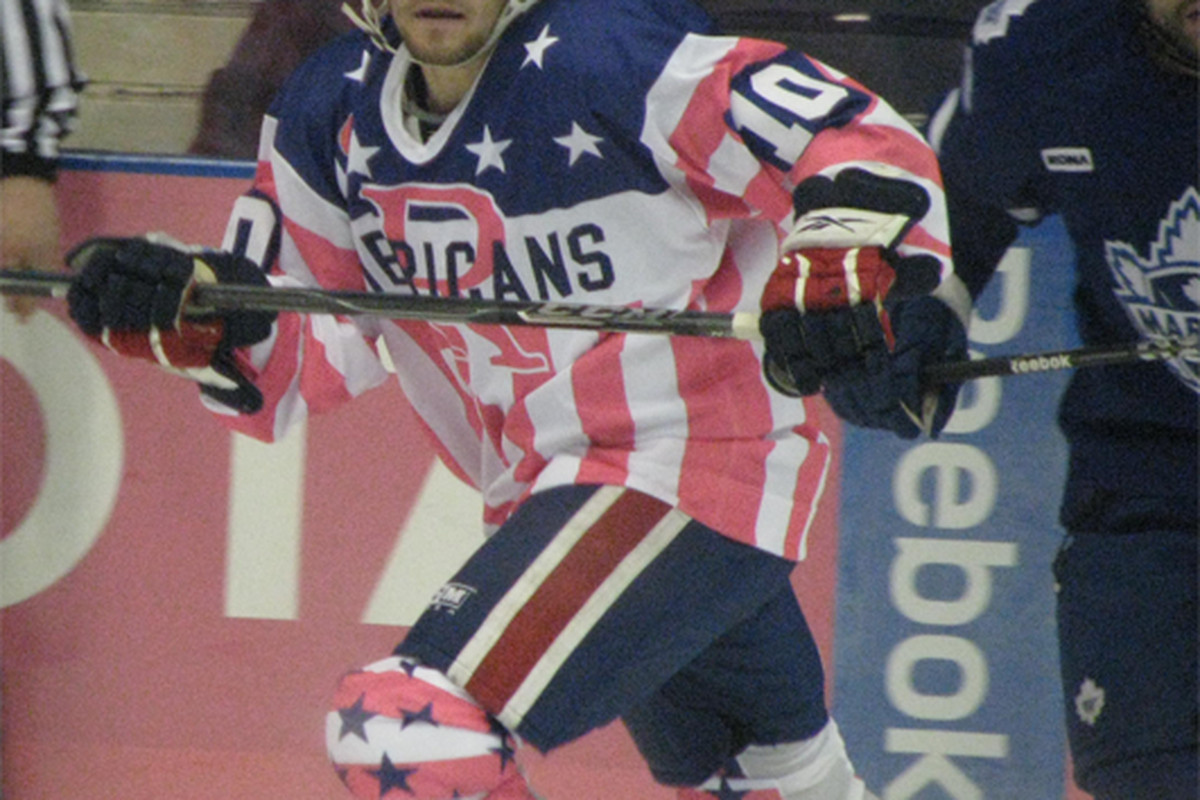 Jamie Johnson played in all 80 games with the Rochester Americans
