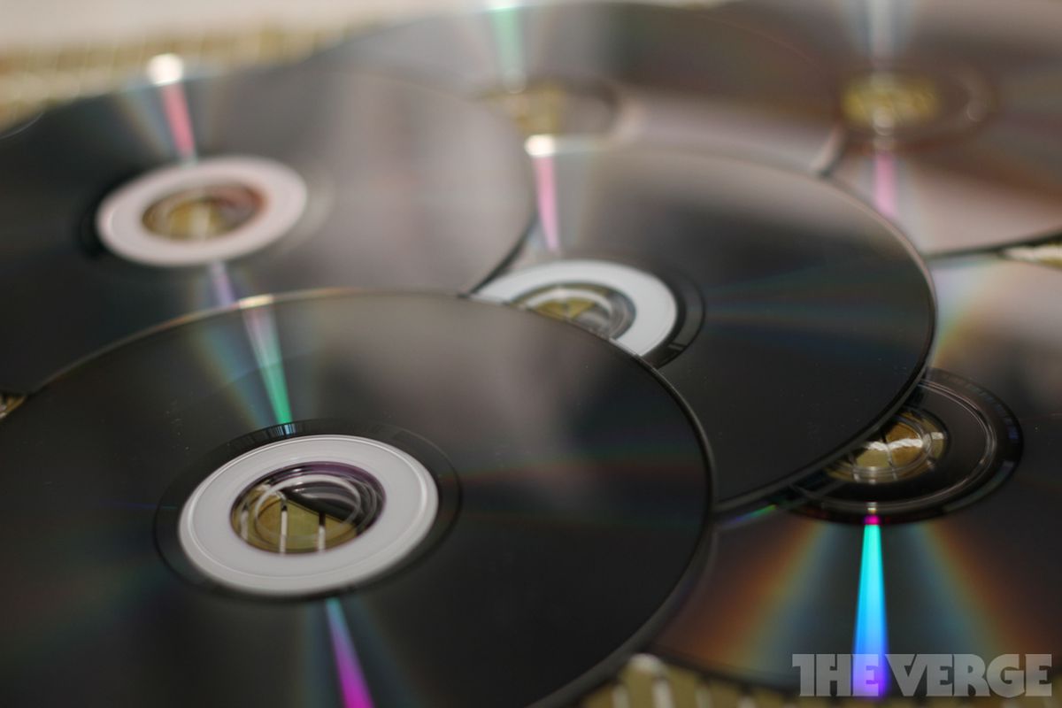 optical disc dvd cd pile stock 1024