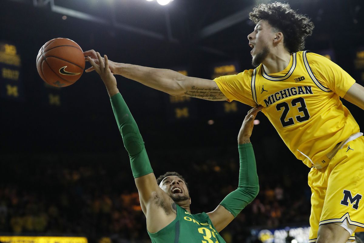 NCAA Basketball: Oregon at Michigan