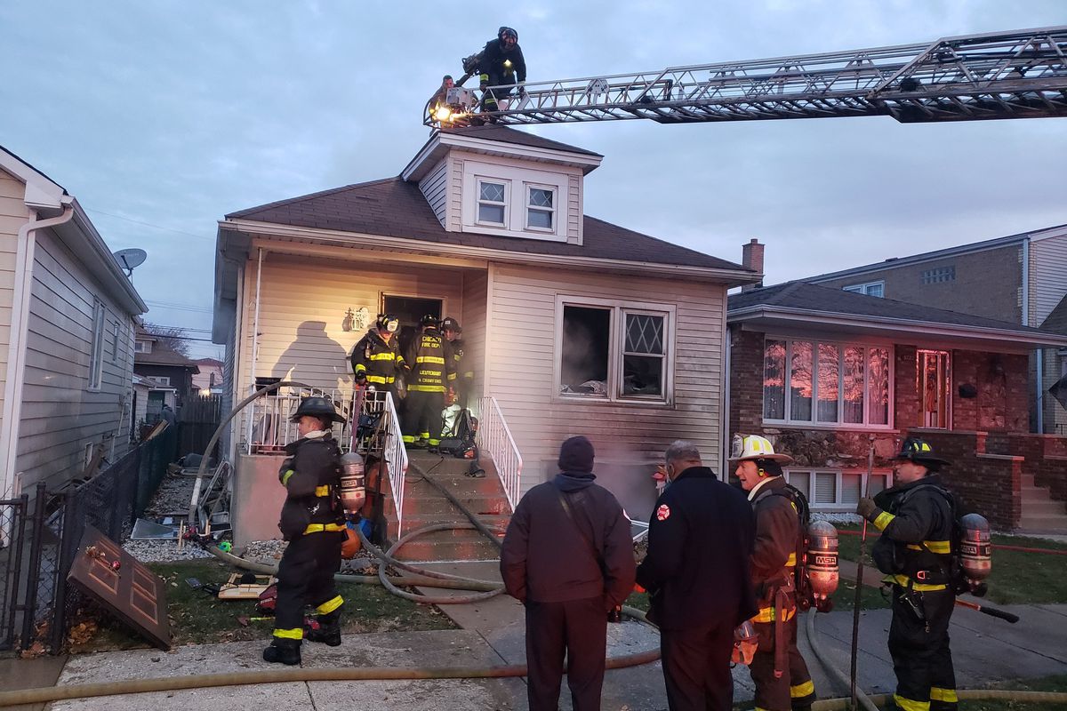 One person died and a child was among three others injured in a fire Nov. 29, 2021, on the Southwest Side.