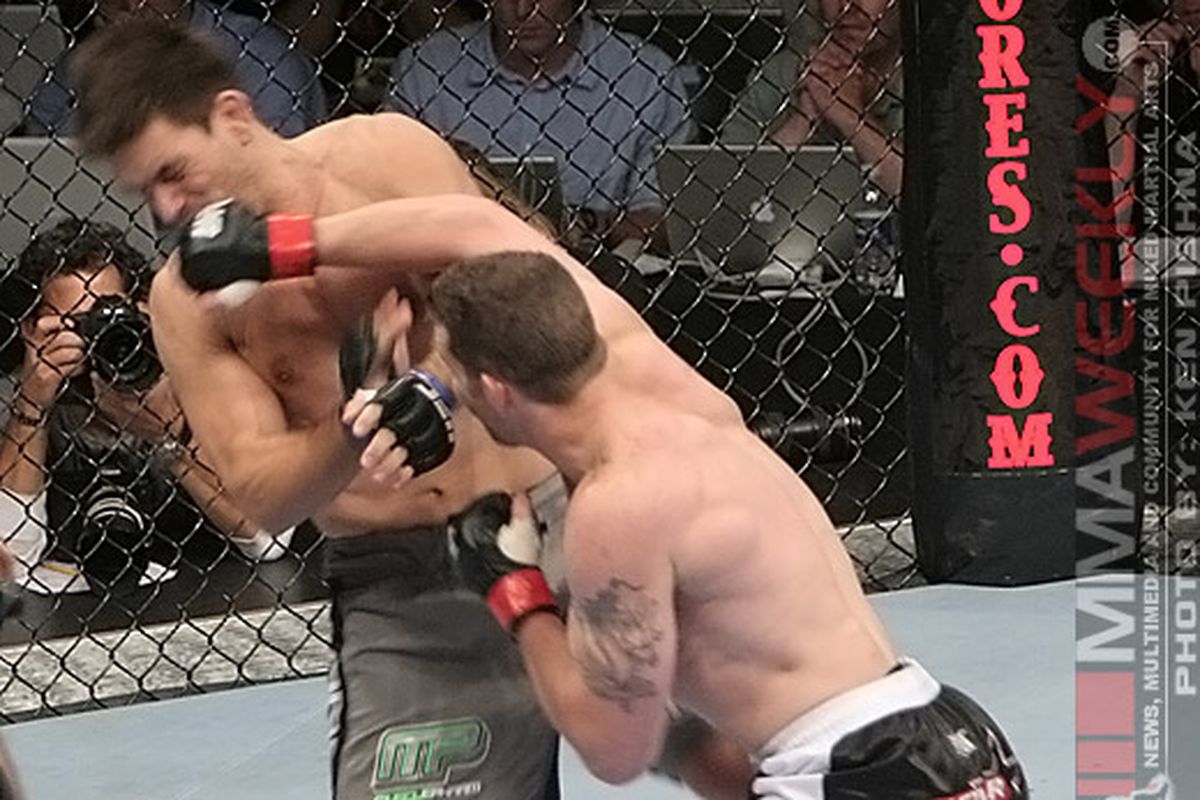 Can Nate Marquardt do to Yushin Okami what he did to Demian Maia at UFC 102? <em>Photo by Ken Pisha/<a href="http://mmaweekly.com/">MMAWeekly.com</a></em>