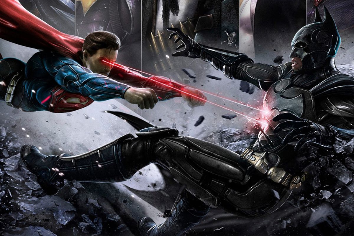 Injustice: Gods Among Us - Superman vs. Batman artwork