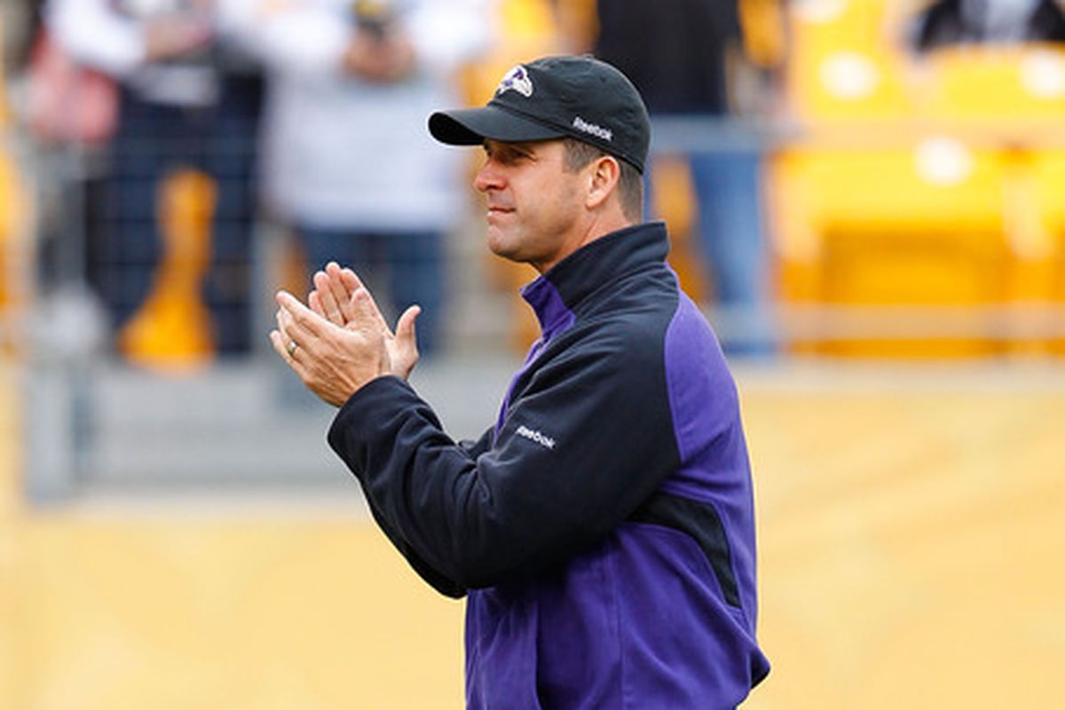 John Harbaugh took his team to Gettysburg, Pa. to learn about the Civil War battle on Wednesday. 