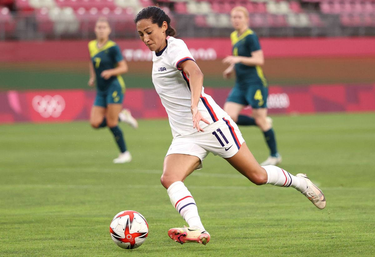 United States v Australia: Women’s Football - Olympics: Day 4