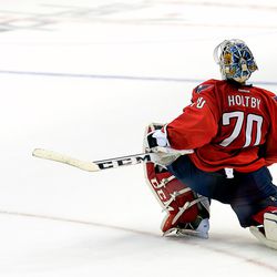 Holtby During TV Time Out