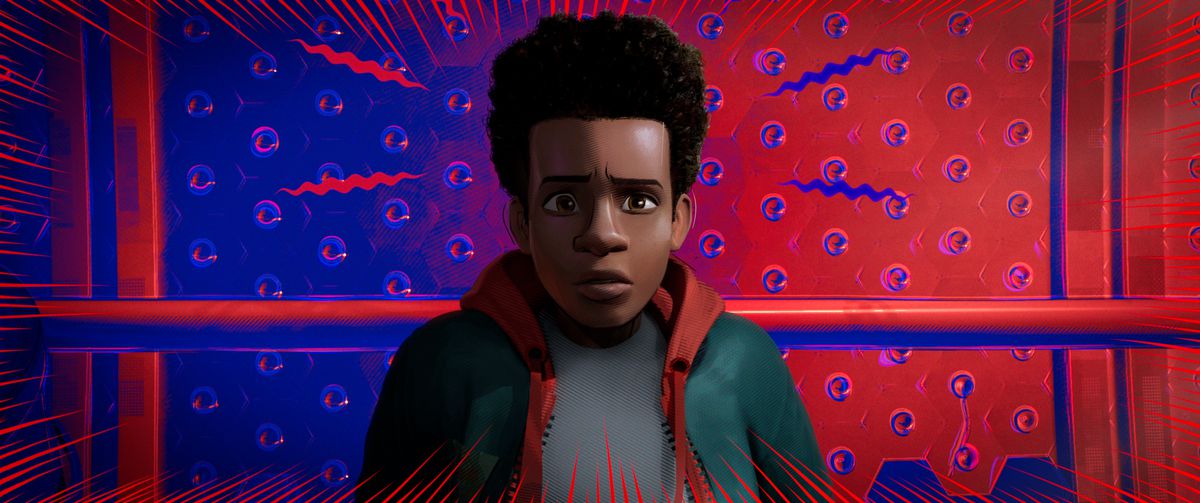 Miles Morales in Sony Pictures Animation’s SPIDER-MAN: INTO THE SPIDER-VERSE.