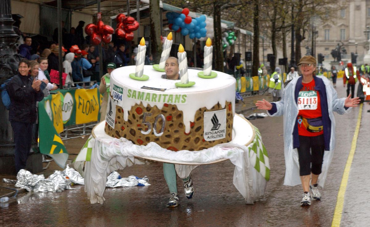 2004 London Marathon Birthday Cake