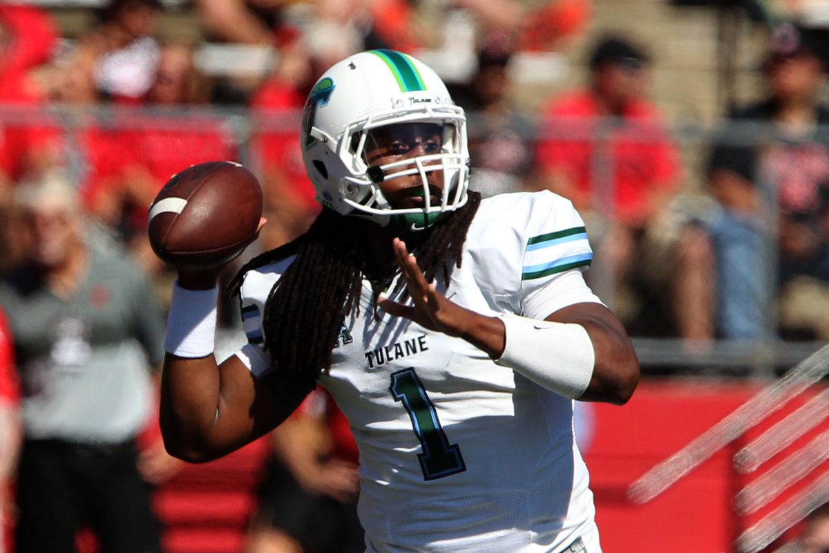 Will this guy be playing quarterback for Tulane? Or will it be Joe Montana's son? Nobody knows.