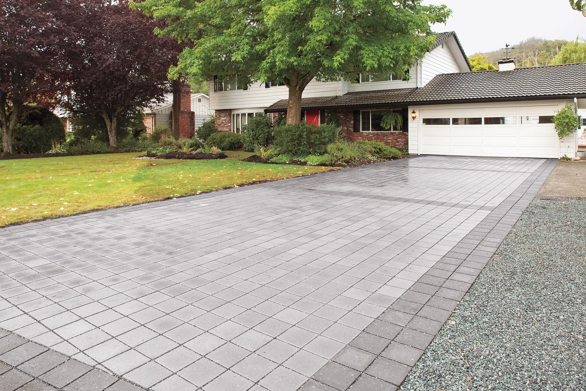 Driveways Extra Thick Tiles Permeable Grass and Gravel Pavers For Parking Lots 