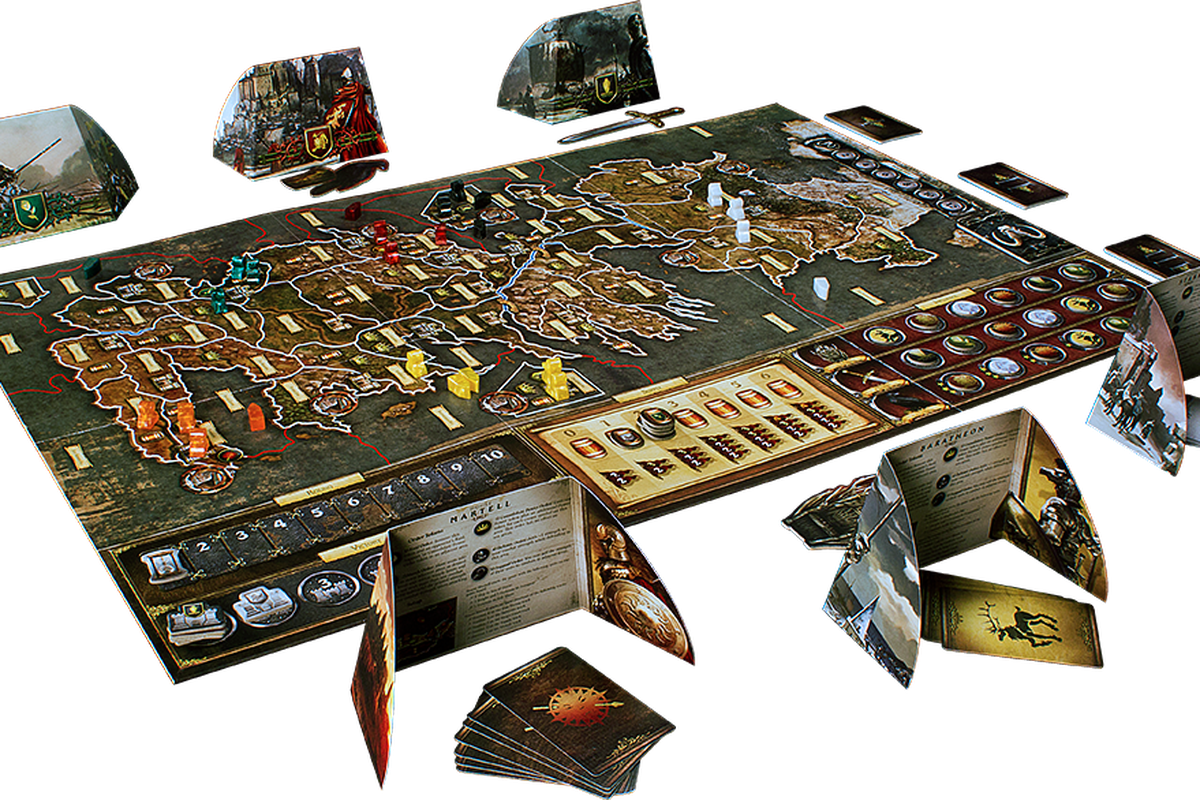 A Game of Thrones: The Board Game setup