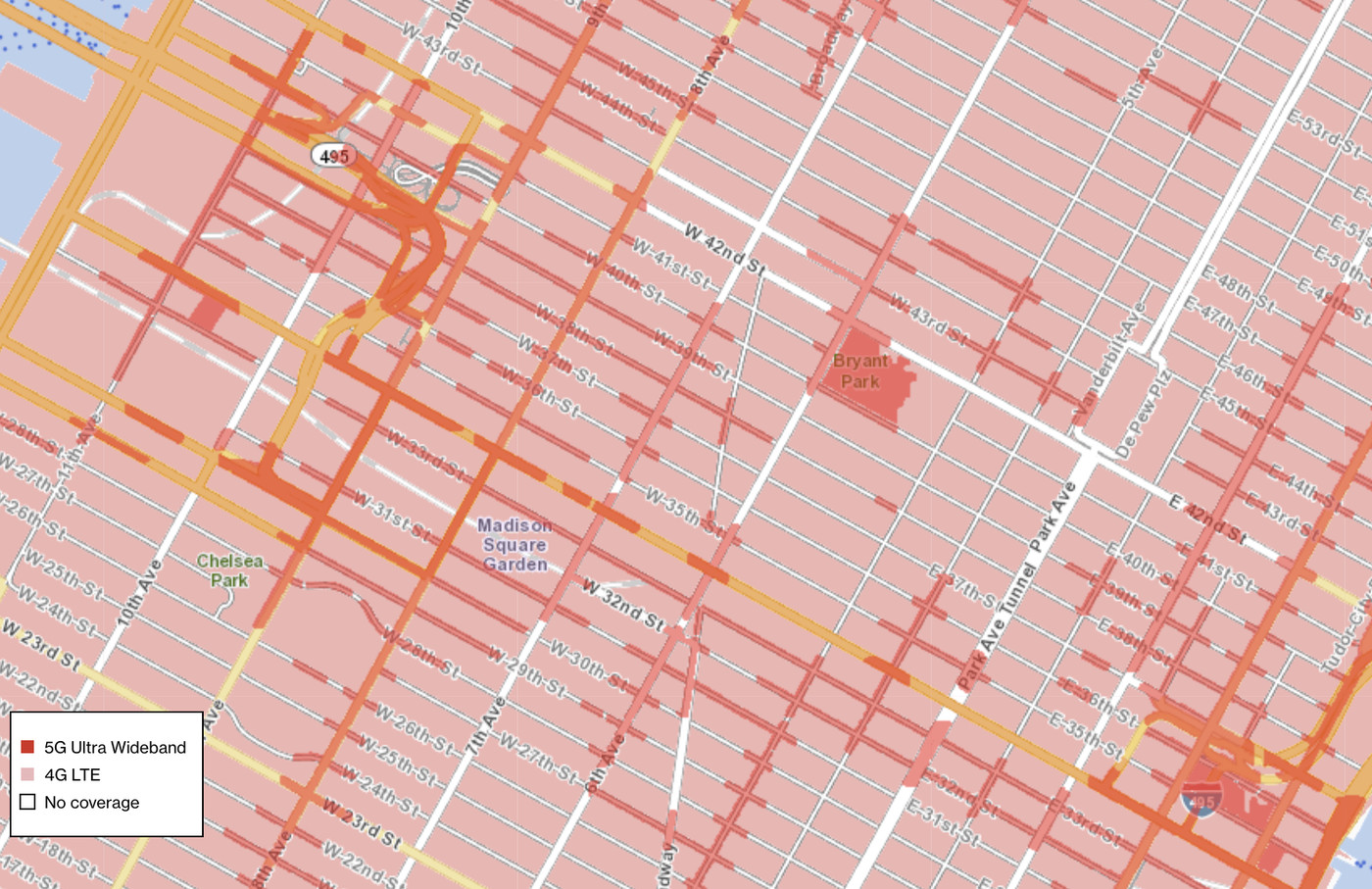 Verizon Finally Reveals Actual 5g Coverage Maps The Verge