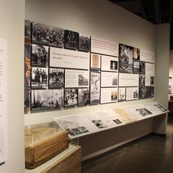 An exhibit at the newly remodeled Topaz Museum. The museum, located in Delta, commemorates survivors of the World War II Japanese-American Topaz Internment Camp.