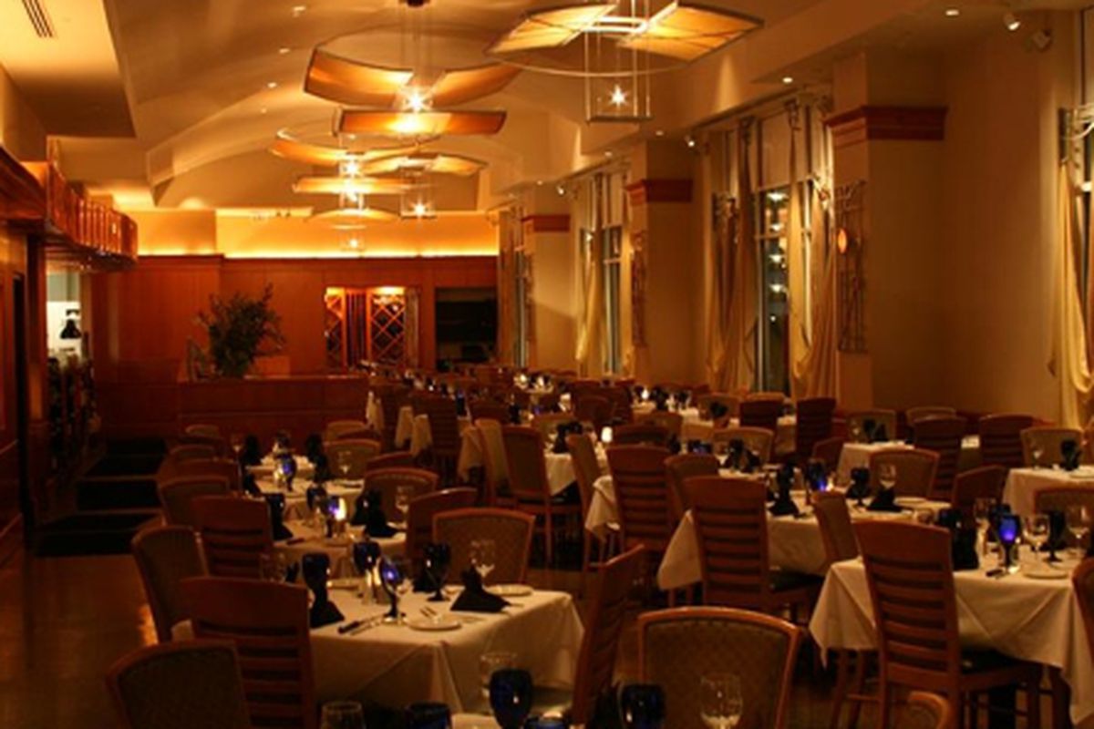 The dining room at Prime. 