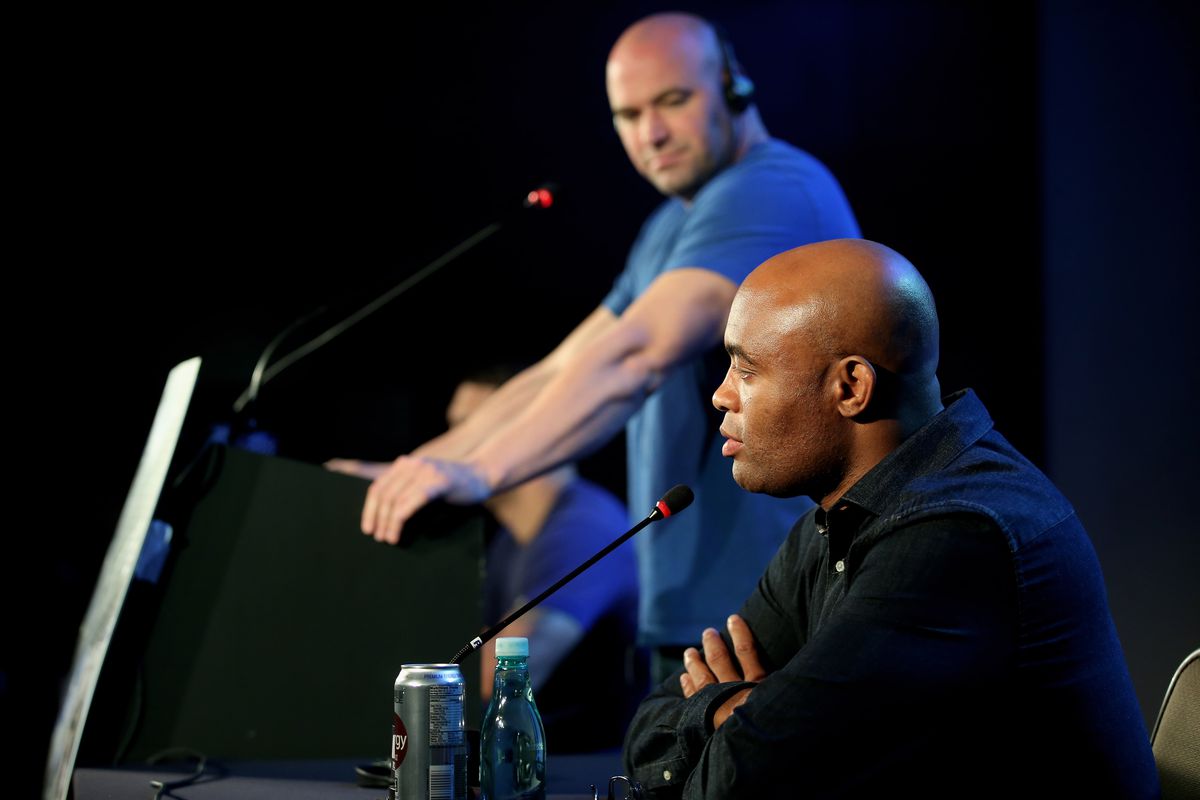 UFC Press Conference With Dana White, Chris Weidman and Anderson Silva