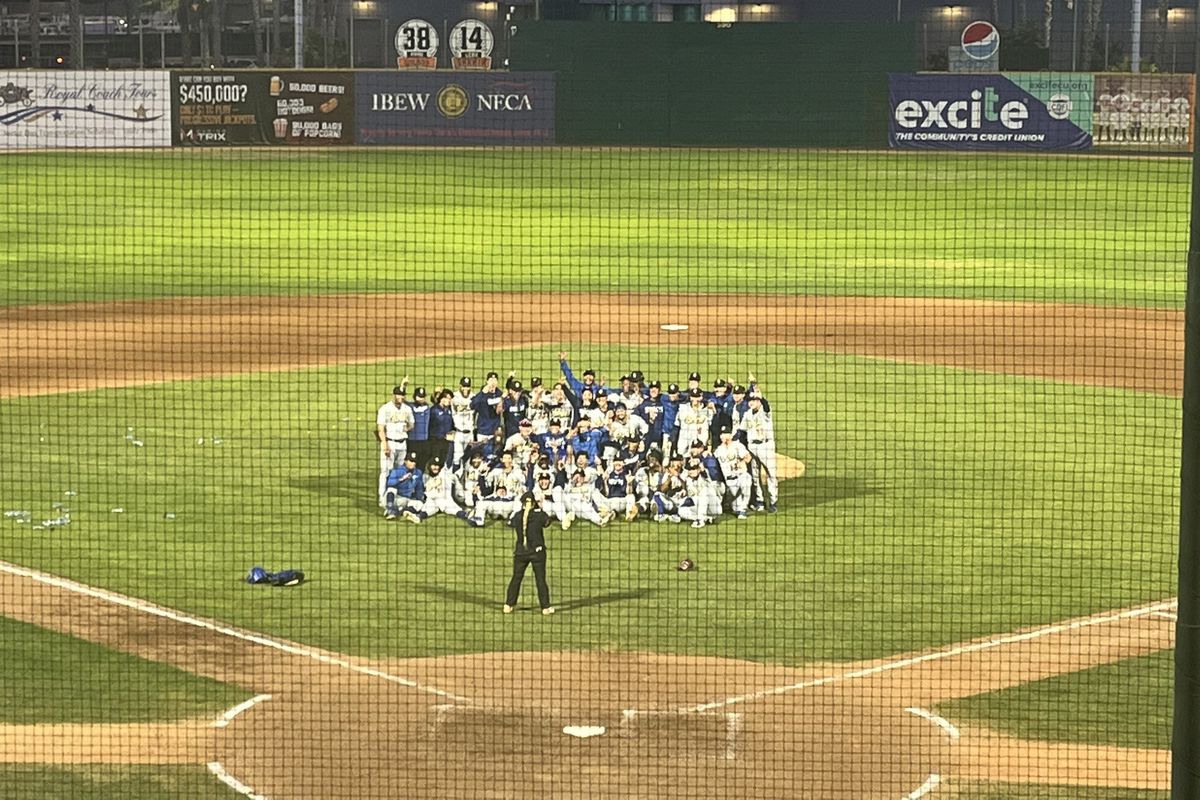 The Rancho Cucamonga Quakes, Class-A affiliate of the Dodgers, clinched a playoff berth with a win in San Jose on June 17, 2023 by winning the first half in the South Division of the California League.