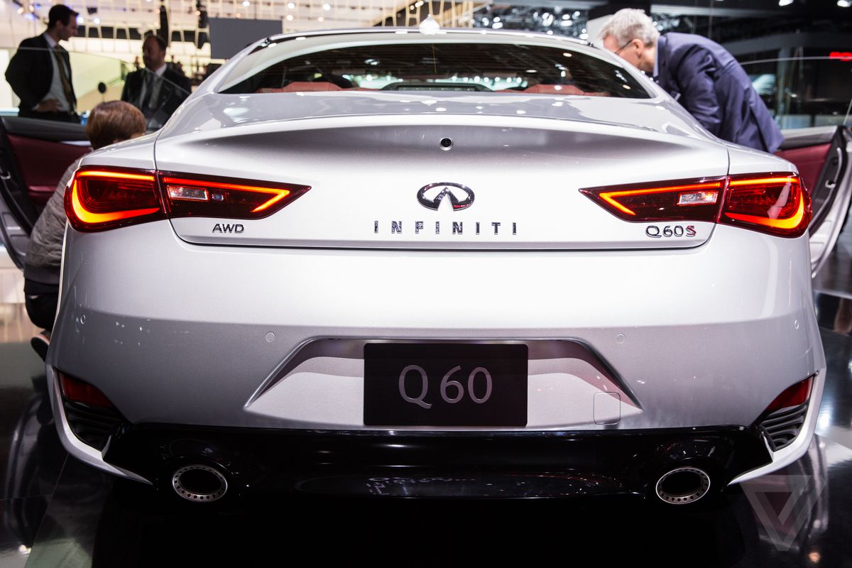 Infiniti Q60 coupe at the Detroit Auto Show