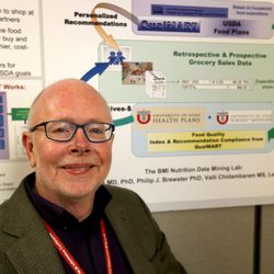 University of Utah professor John Hurdle has developed a tool called "QualMART" to monitor eating patterns that can help encourage healthier eating habits, Tuesday, Dec. 22, 2015, in Salt Lake City.  
