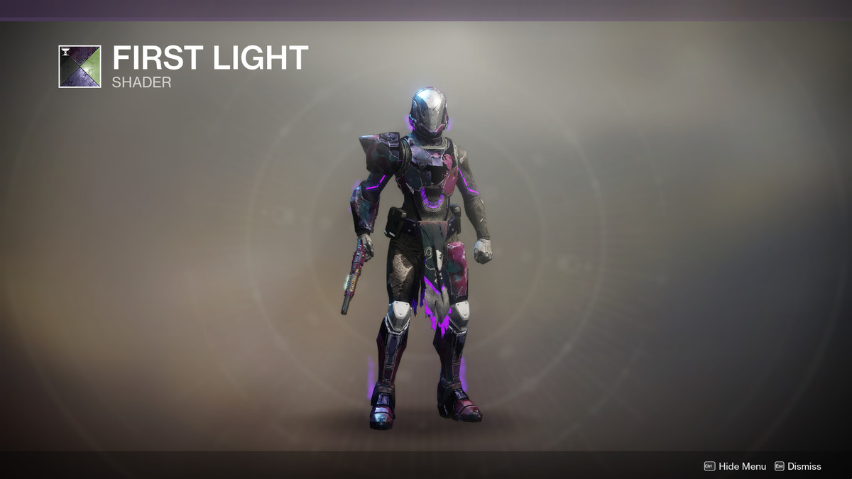 First Light shader Destiny 2