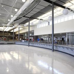 The commons area of the new Granger High School on Saturday, June 1, 2013, in West Valley City.