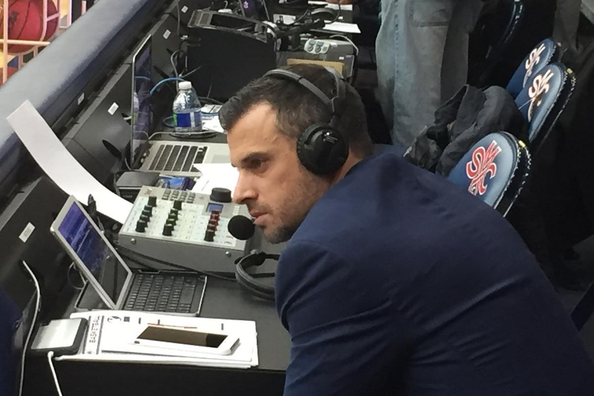 Former BYU assistant coach Terry Nashif was serving as an analyst on the radio broadcast of the BYU-Saint Mary’s game with Greg Wrubell. Nashif occasionally fills in for Mark Durrant on the road to provide color commentary.