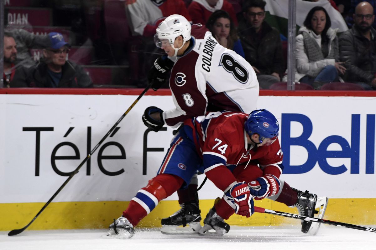 NHL: Colorado Avalanche at Montreal Canadiens