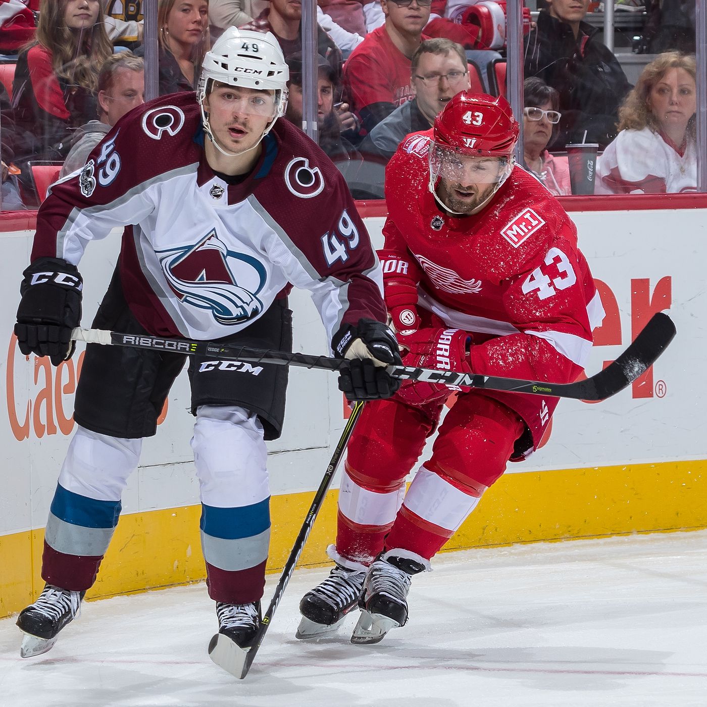 Udvej Hovedgade Meander Red Wings vs Avalanche: Updates, Lines - Winging It In Motown