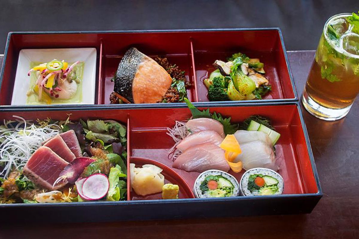 A bento box from Nobu