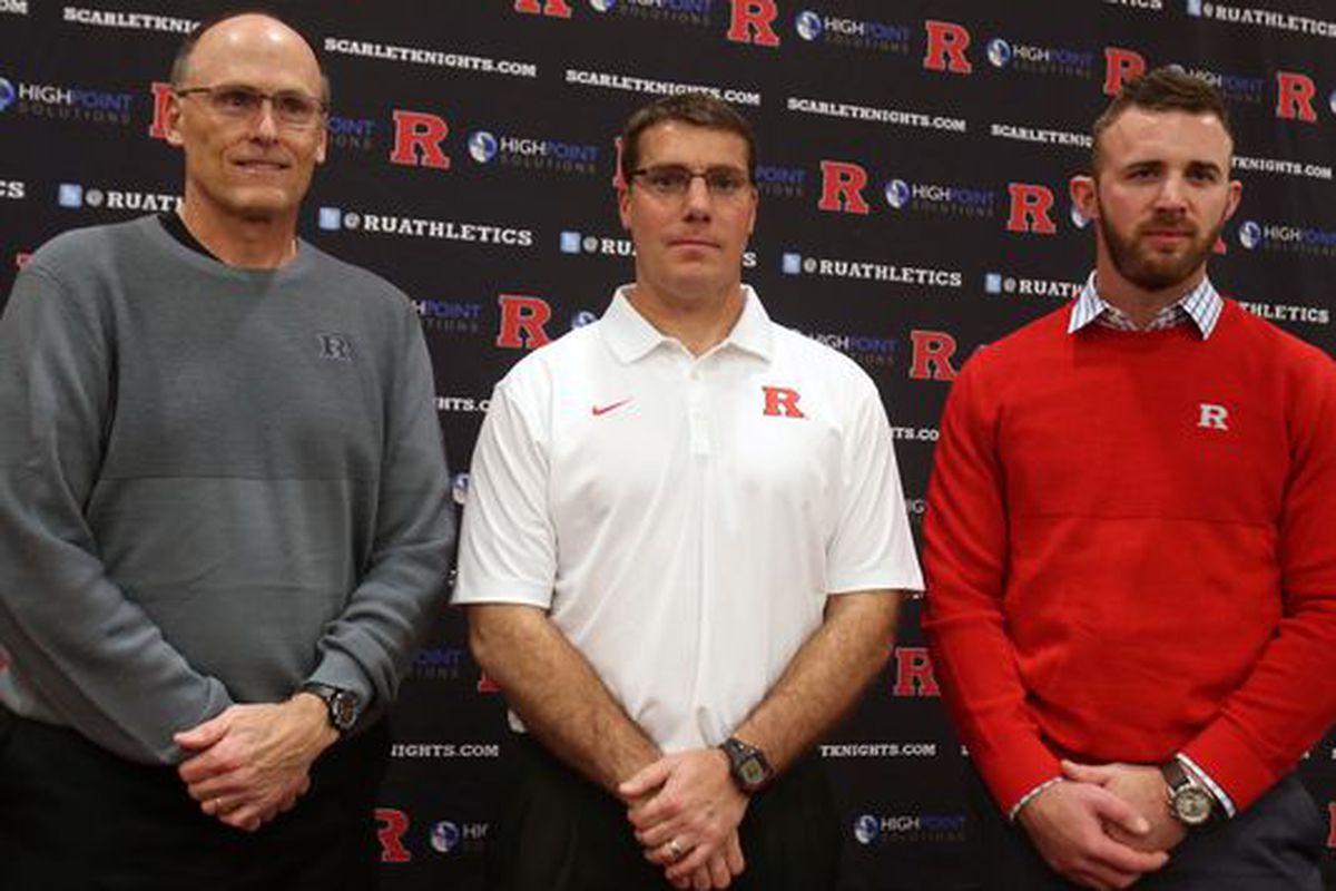 In order from left to right: DC Jay Niemann, Head Coach Chris Ash, OC Drew Mehringer