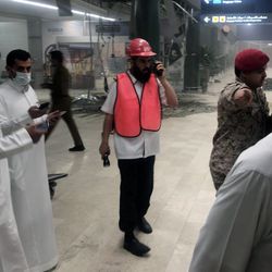 This photograph released by the state-run Saudi Press Agency shows damage inside Abha Regional Airport after an attack by Yemen's Houthi rebels in Abha, Saudi Arabia, Wednesday, June 12, 2019. Yemen's Iranian-backed Houthi rebels said they attacked the airport with a cruise missile. Saudi officials said the attack wounded more than 20 people. (Saudi Press Agency via AP)