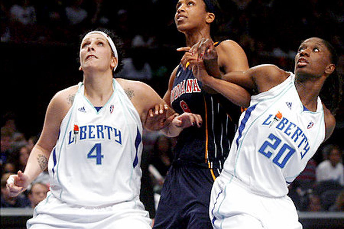 After a strong finish to the 2008 season, the Liberty had high hopes in 2009, but were unfortunately never came close to contending with the Indiana Fever for an Eastern Conference title. (AP photo)