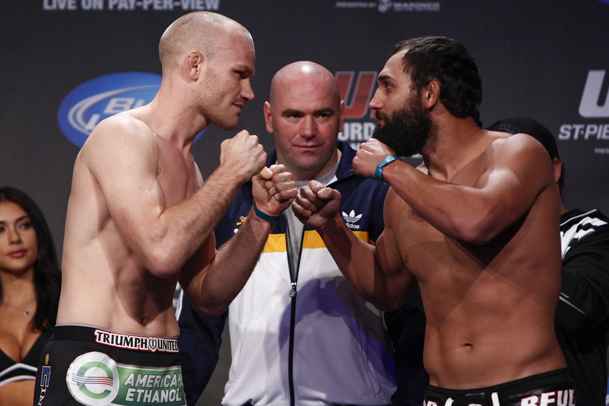 Martin Kampmann and Johny Hendricks could be fighting for a title shot at UFC 154 on Saturday night.