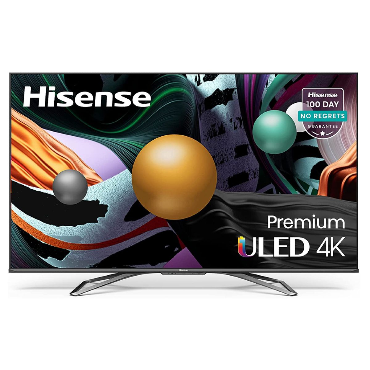 Hisense ULED U8G 4K Smart TV Press Image on White Background