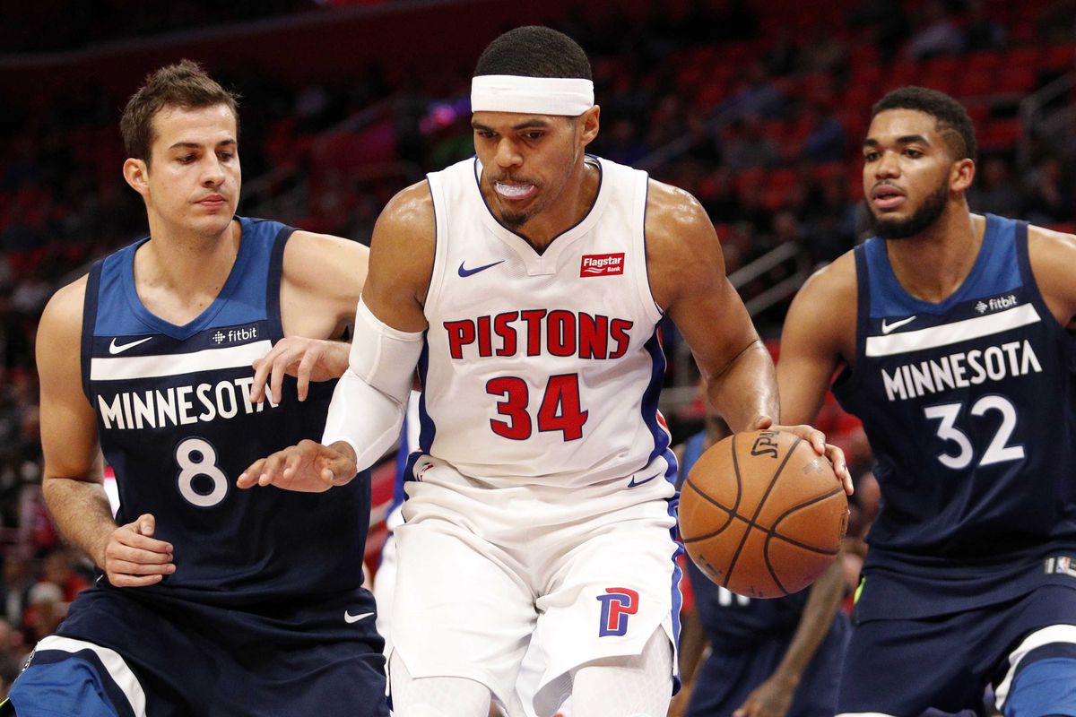 NBA: Minnesota Timberwolves at Detroit Pistons