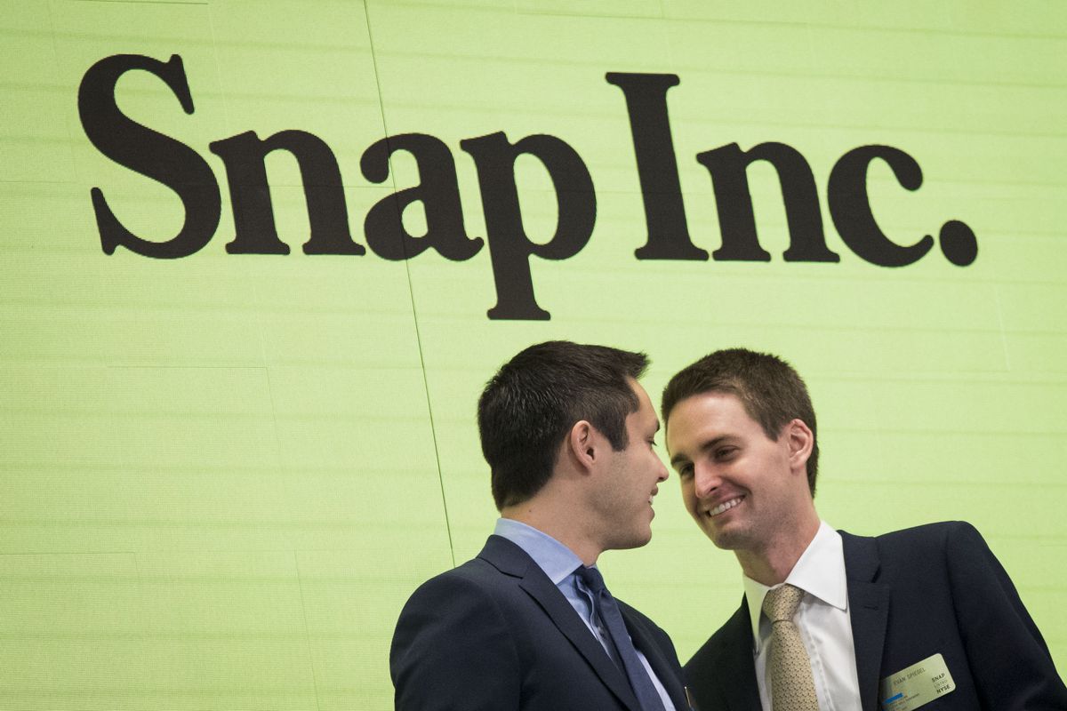 Snapchat Parent Snap Begins Trading On New York Stock Exchange