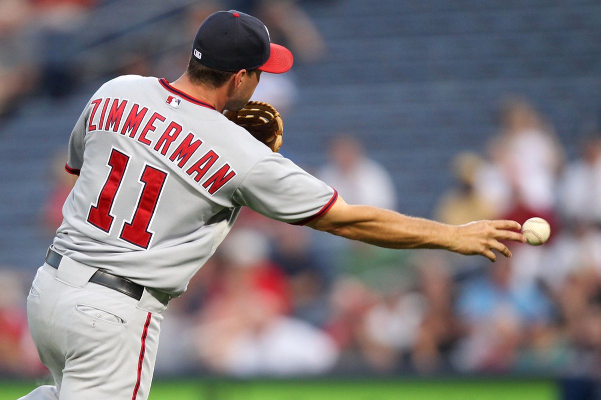 Quietly arguably the best third baseman in the National League, what kind of dollars would be necessary to keep him in the east for the remainder of Ryan Zimmerman's career?