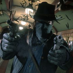 A scene from the PC version of <em>Red Dead Redemption 2</em>.