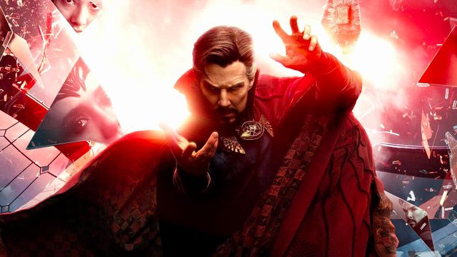 Dr. Strange from the poster for Dr. Strange in the Multiverse of Madness