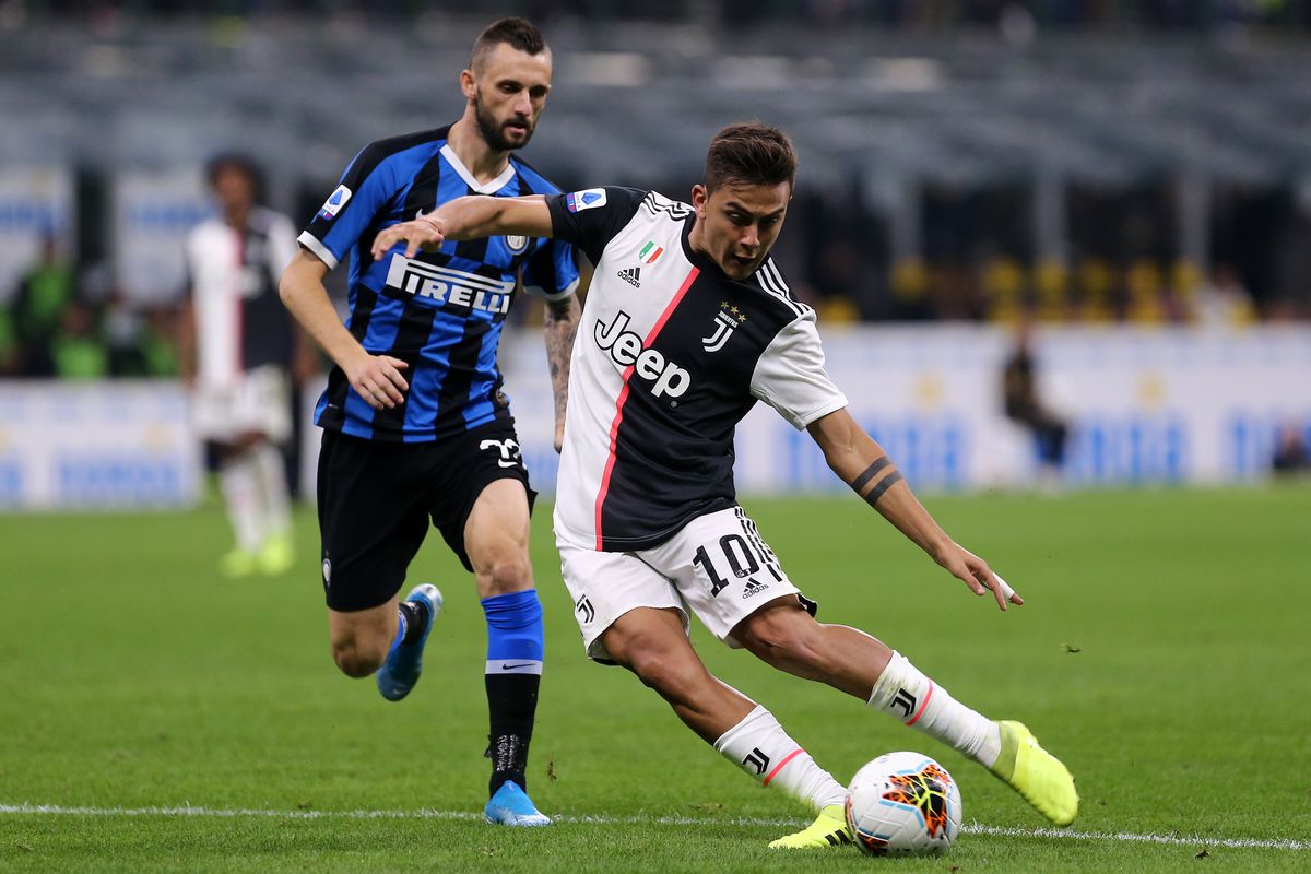 Paulo Dybala of Juventus FC in action during the Serie A...