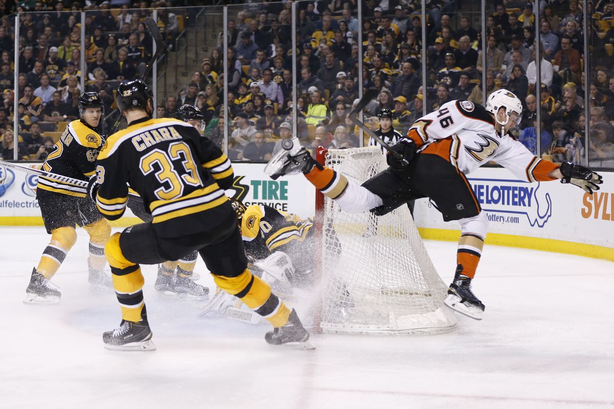 NHL: Anaheim Ducks at Boston Bruins