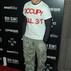 Actor Gregg Bello (The Wrestler) went as an OWS protestor. Cool or not cool?