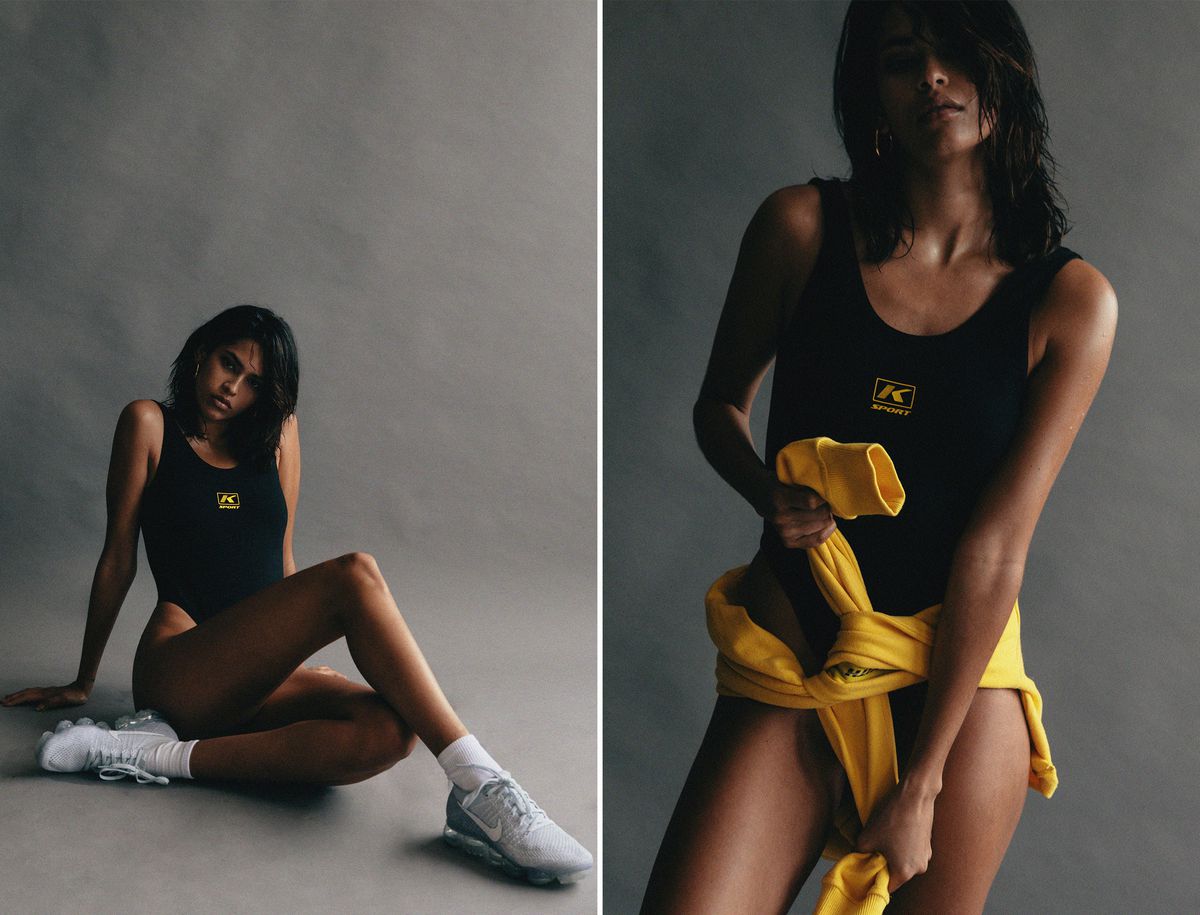A look from Kith’s activewear capsule for women.