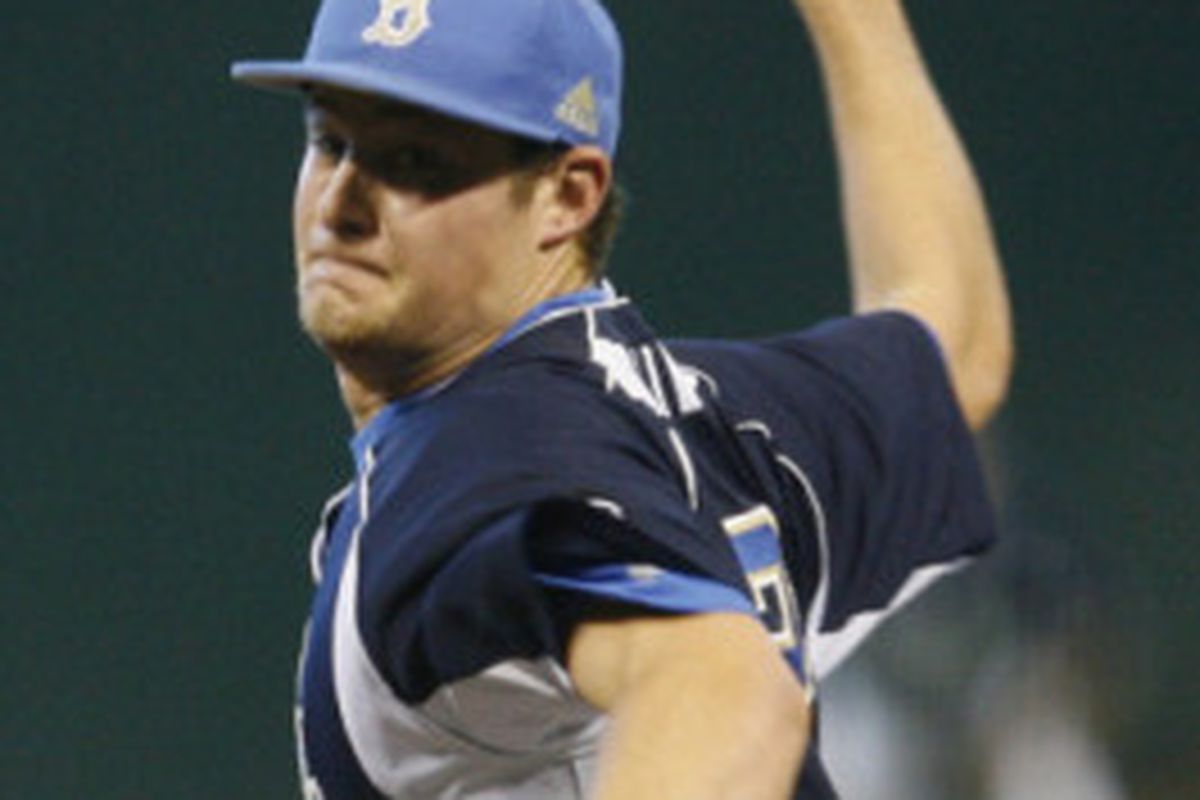 UCLA's Gerrit Cole, who turned down the Yankees for college and the Bruins via <a href="http://uclabruins.com">the official site</a>