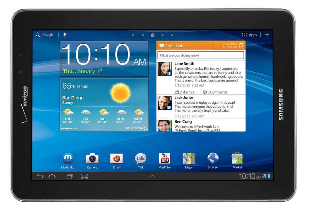 Gallery Photo: Samsung Galaxy Tab 7.7 for Verizon press pictures