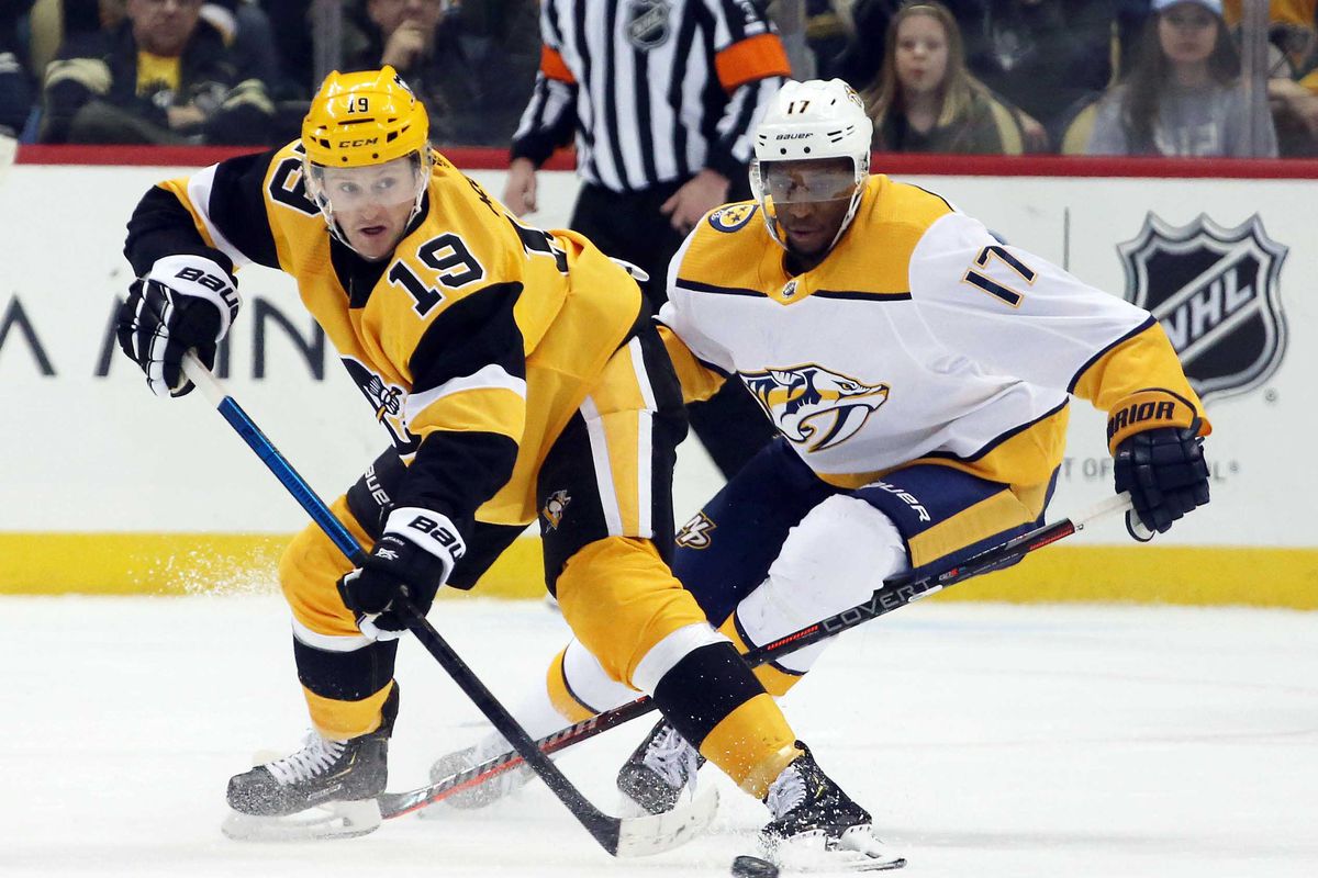 NHL: Nashville Predators at Pittsburgh Penguins