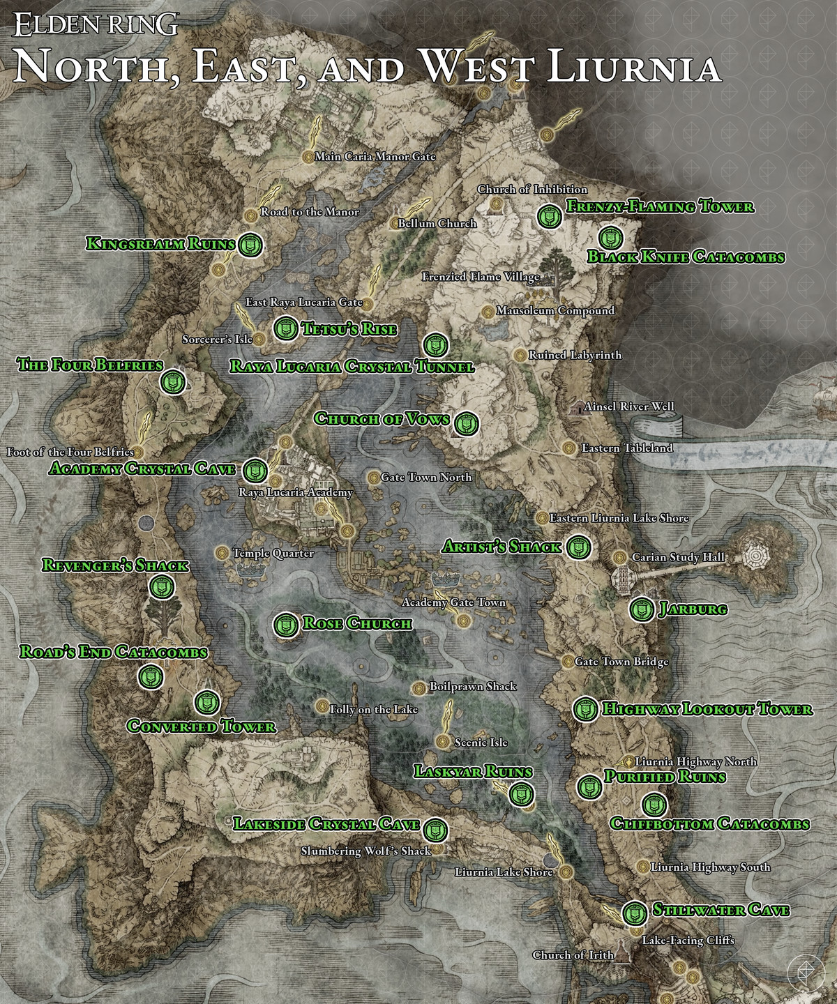Elden Ring guide: Liurnia dungeon locations and rewards