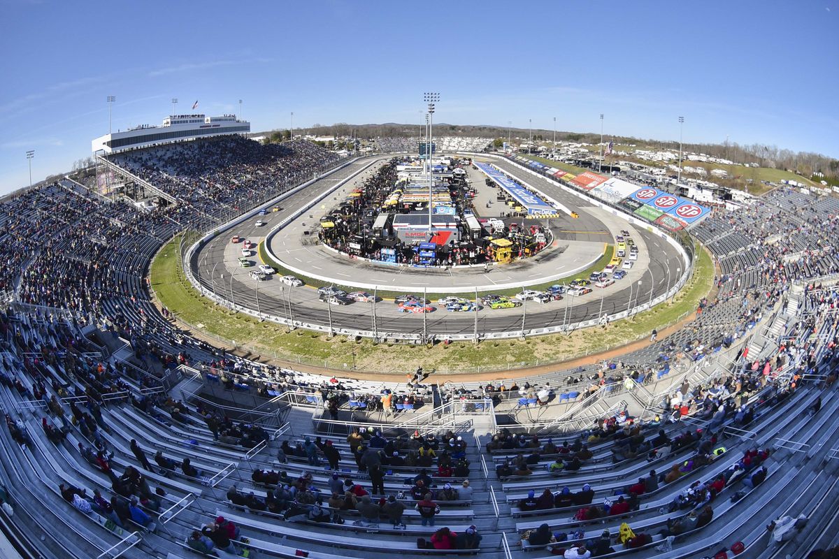A general view of Martinsville Speedway during the STP 500.&nbsp;