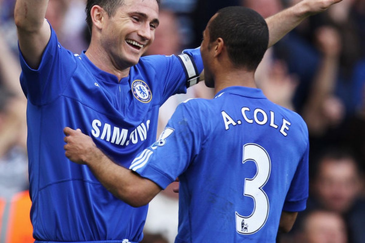 Staying in London: Frank Lampard and Ashley Cole.